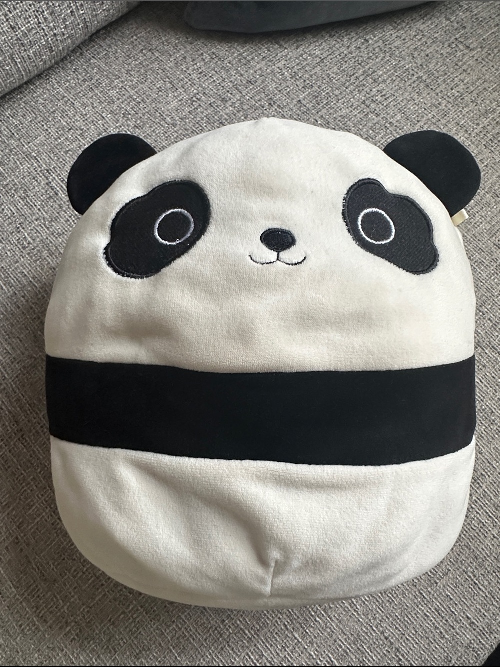 Squishmallow Panda Stuffed Toy - Black & White Plush